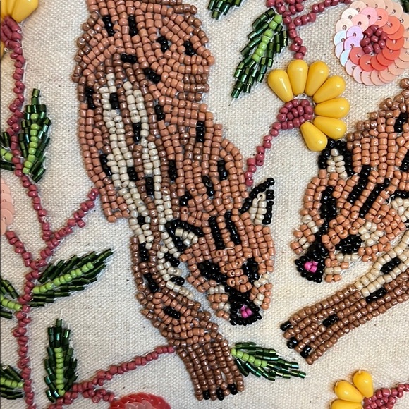 American & Beyond | Temur Leopard Fringe Tote w/ Crossbody Strap - Picture 5 of 13